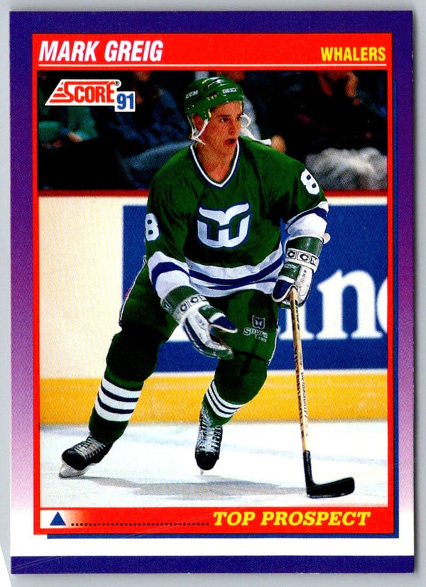 1991 Score American Mark Greig #383