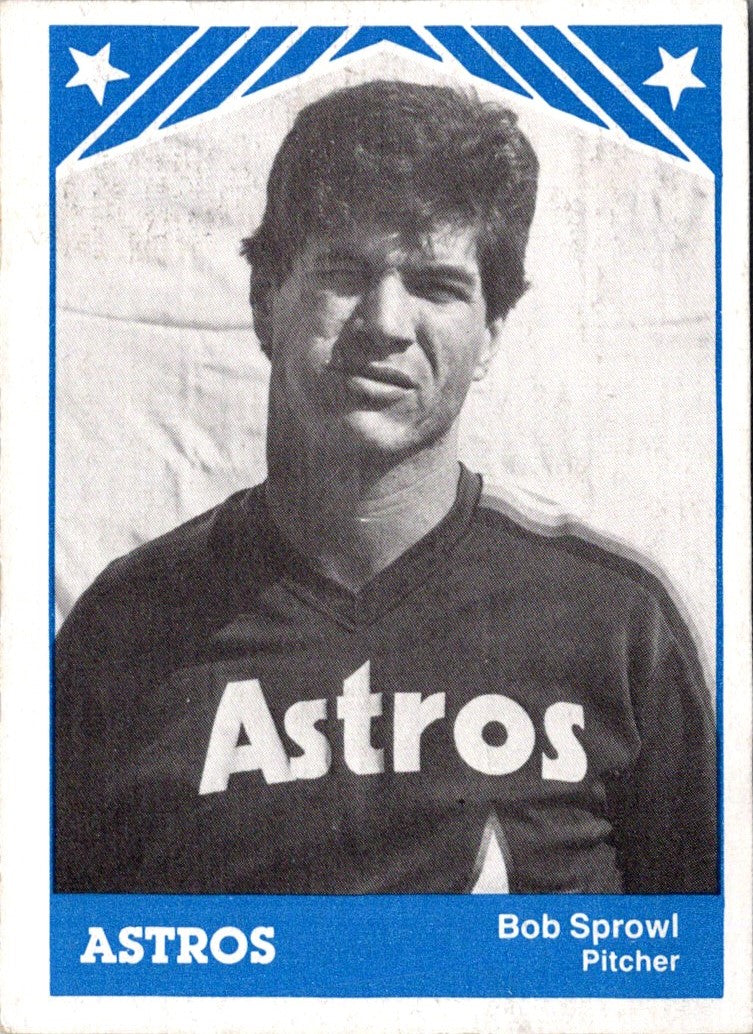 1983 TCMA Columbus Astros Bob Sprowl