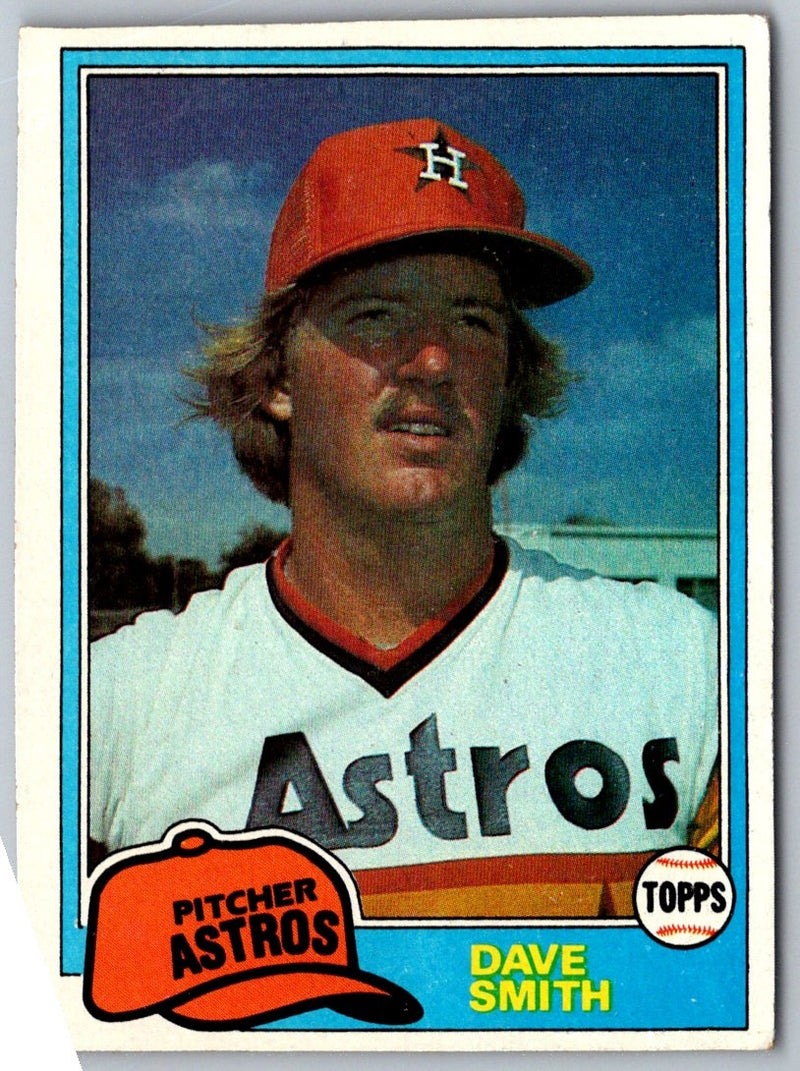 1981 Topps Dave Smith