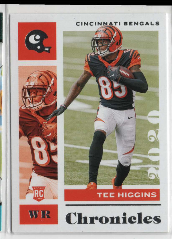 2020 Panini Absolute Rookie Materials Tee Higgins #10