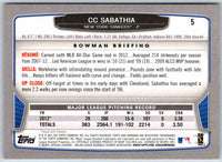 2013 Bowman CC Sabathia #5