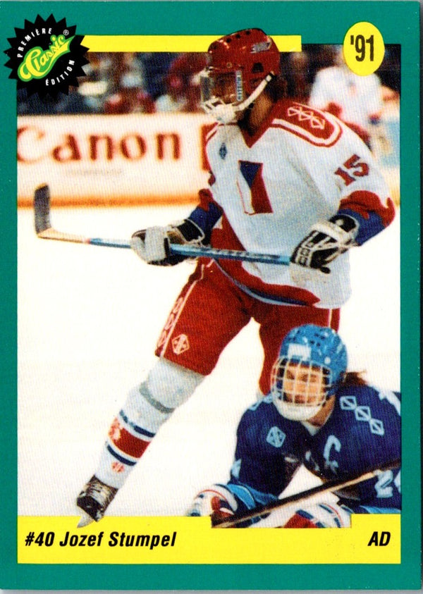 1991 Classic Draft Picks Jozef Stumpel #34