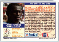 1989 NFL Proset John Stephens #257