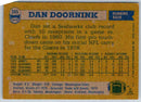 1982 Topps Dan Doornink