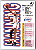 1993 Fleer Danny Manning #93