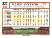 1992 Topps Gold Winners Daryl Boston #227