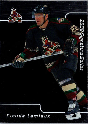2001 Be a Player Signature Series Claude Lemieux #121