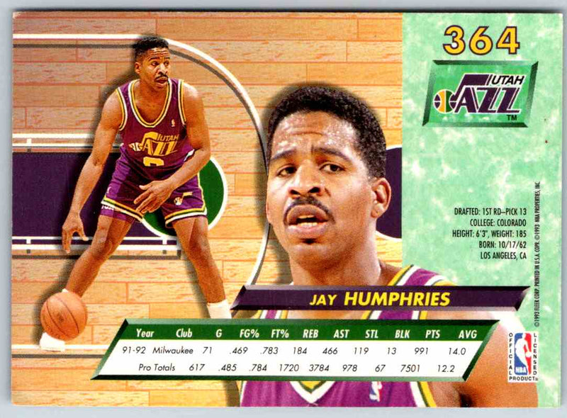 1992 Fleer Ultra Jay Humphries