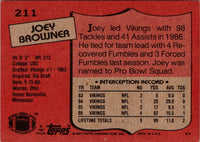 1987 Topps Joey Browner #211 NM+