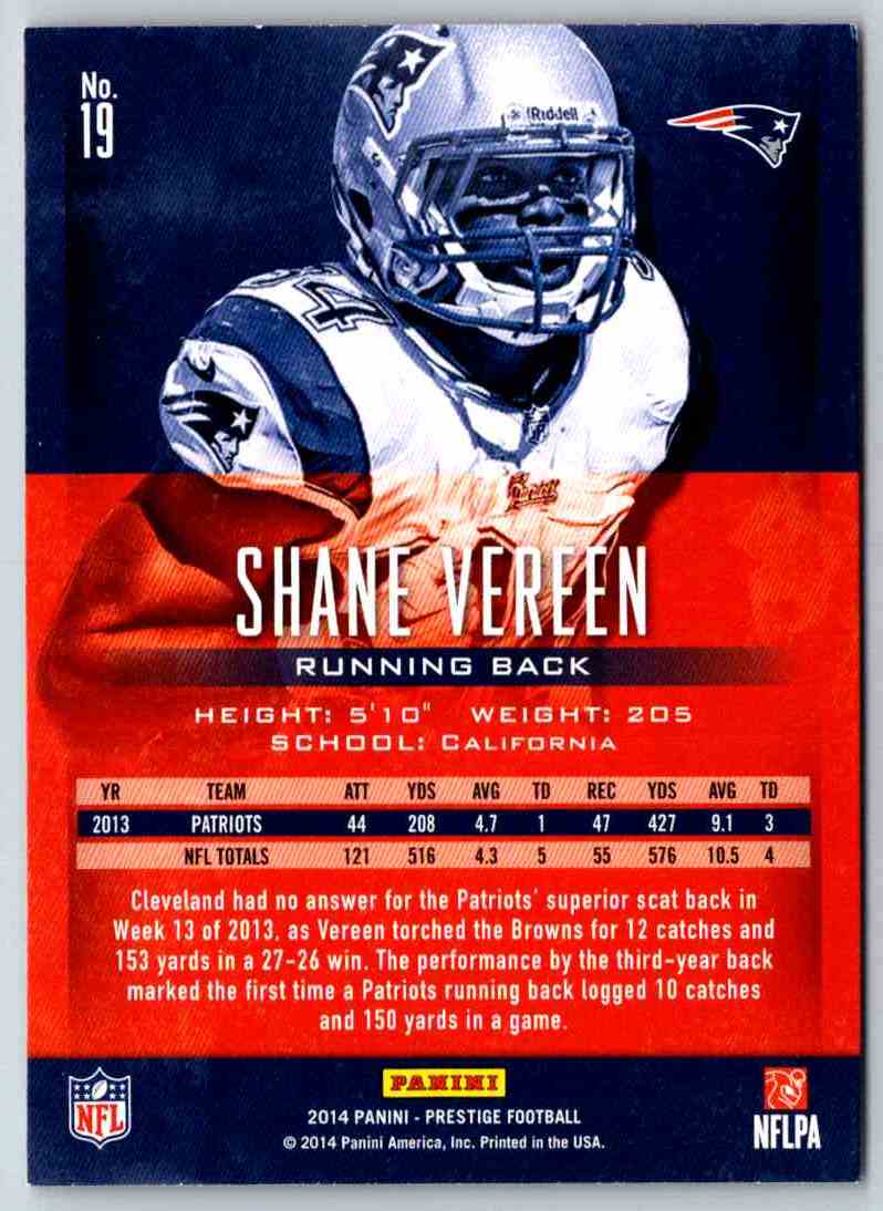 2014 Prestige Shane Vereen