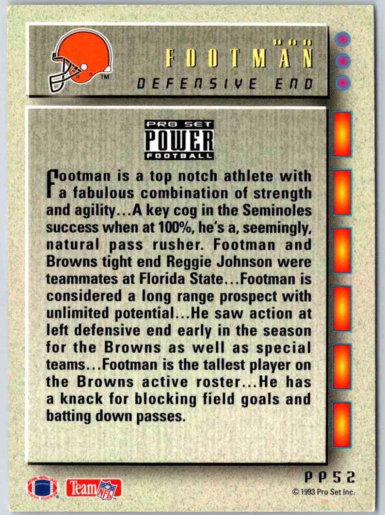 1990 Proset Dan Footman