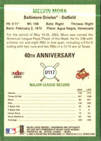 2003 Fleer Tradition Update Melvin Mora #117