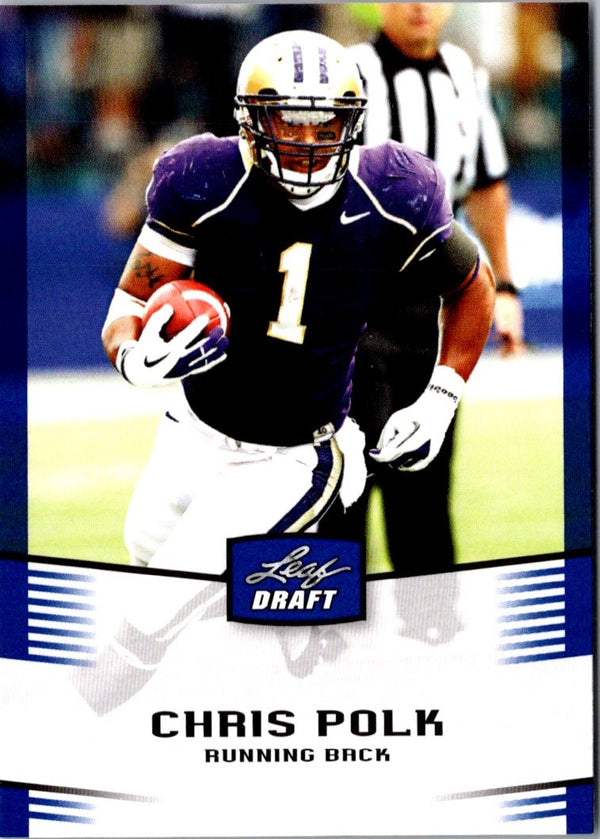 2012 Leaf Draft Chris Polk #8