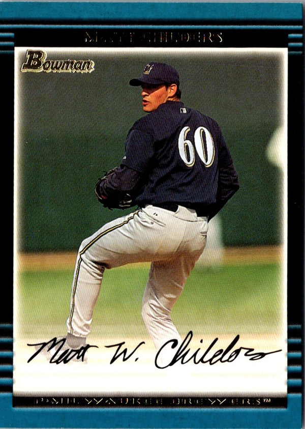 2002 Bowman Matt Childers #253 Rookie