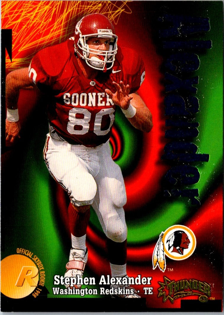 1998 SkyBox Thunder Stephen Alexander