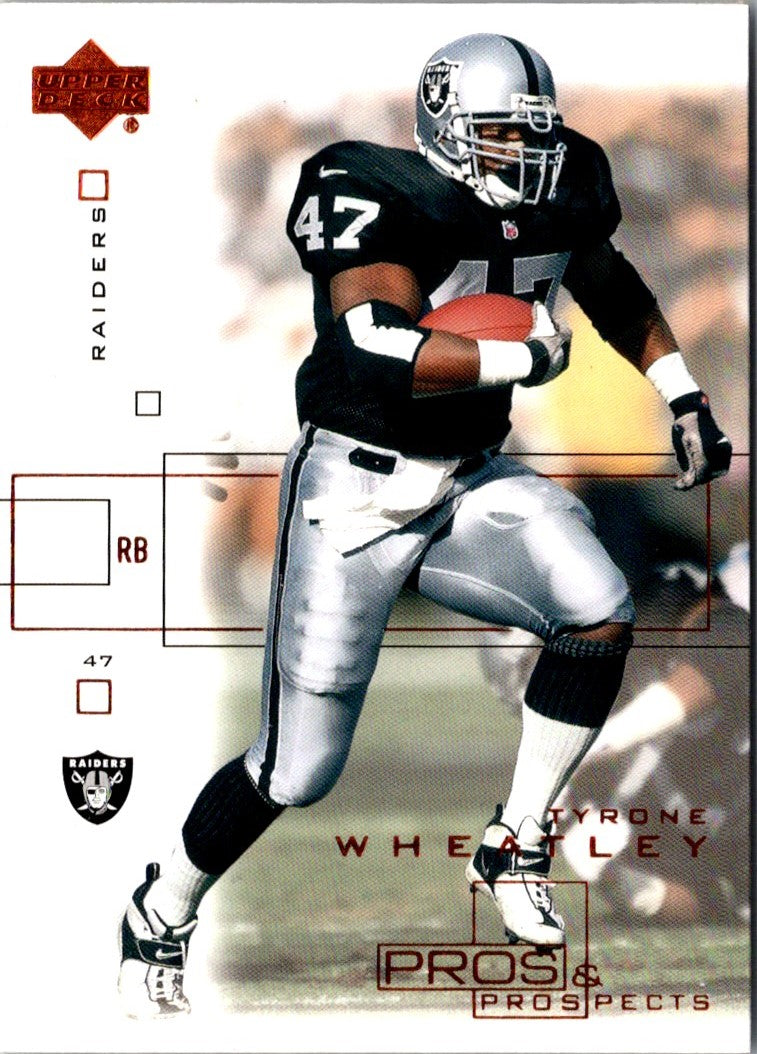 2001 Upper Deck Pros & Prospects Tyrone Wheatley