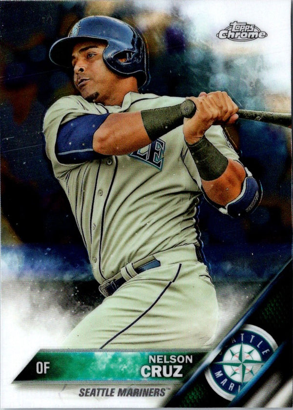 2016 Topps Chrome Nelson Cruz #44