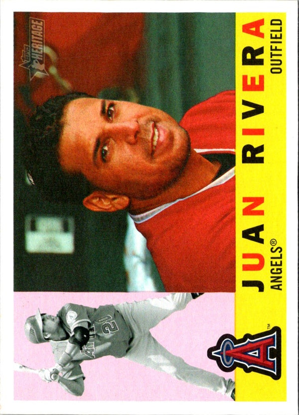 2009 Topps Heritage Juan Rivera #615