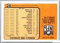 1985 Fleer Team Action Getting Just Enough Time to Pass (Offense) #76