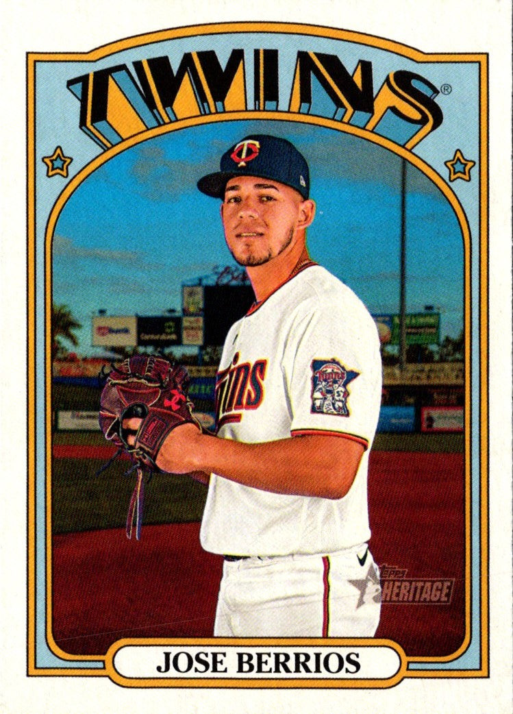 2021 Topps Heritage Jose Berrios