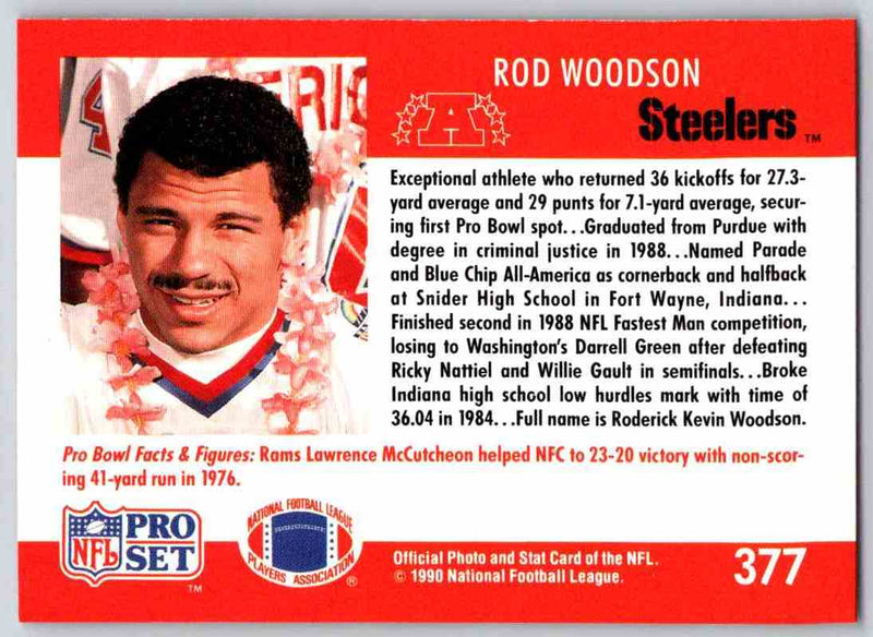 1990 Pro Set Rod Woodson