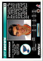 1992 Pinnacle Jeff Brown #13