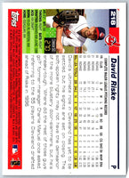 2005 Topps David Riske #218
