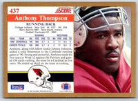1991 Score Anthony Thompson #437