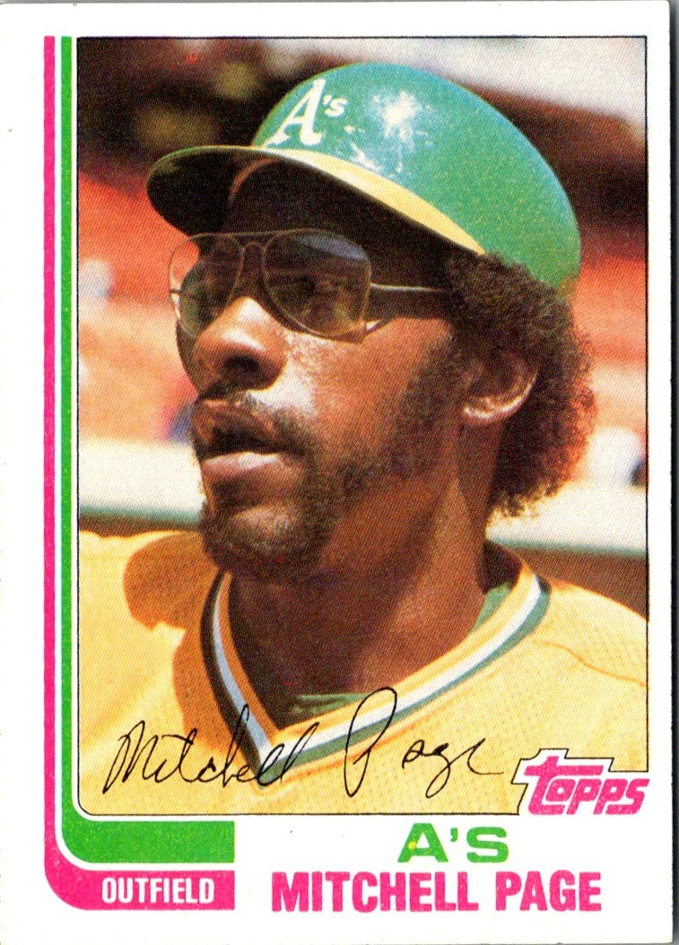 1982 Topps Mitchell Page