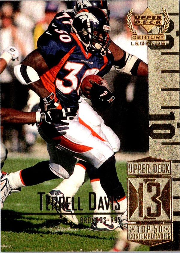 1999 Upper Deck Century Legends Terrell Davis #63