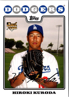 2008 Topps Hiroki Kuroda #531 Rookie