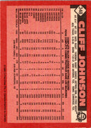 1986 O-Pee-Chee Cliff Johnson