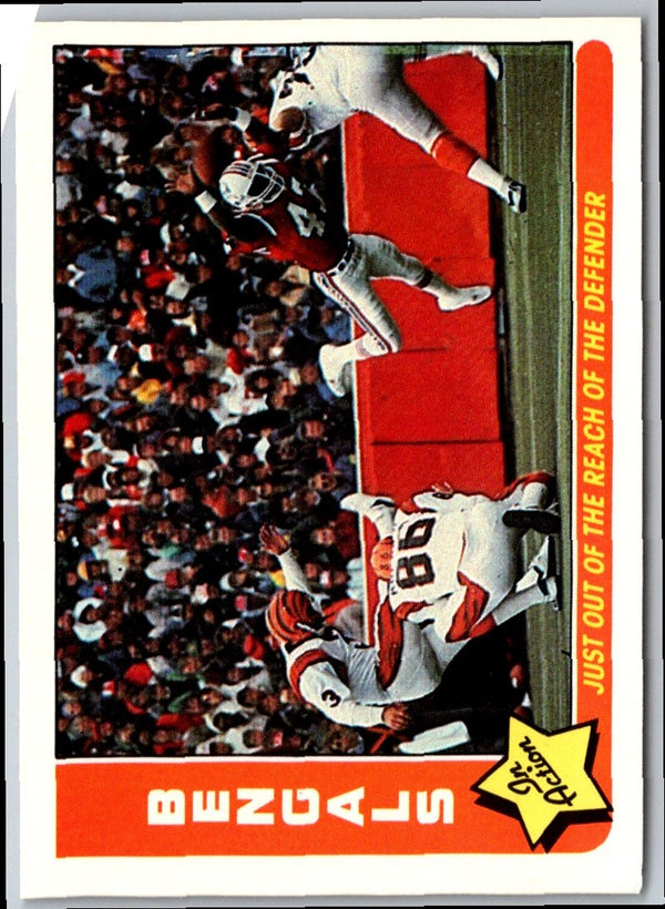 1985 Fleer Team Action Getting Just Enough Time to Pass (Offense) #76