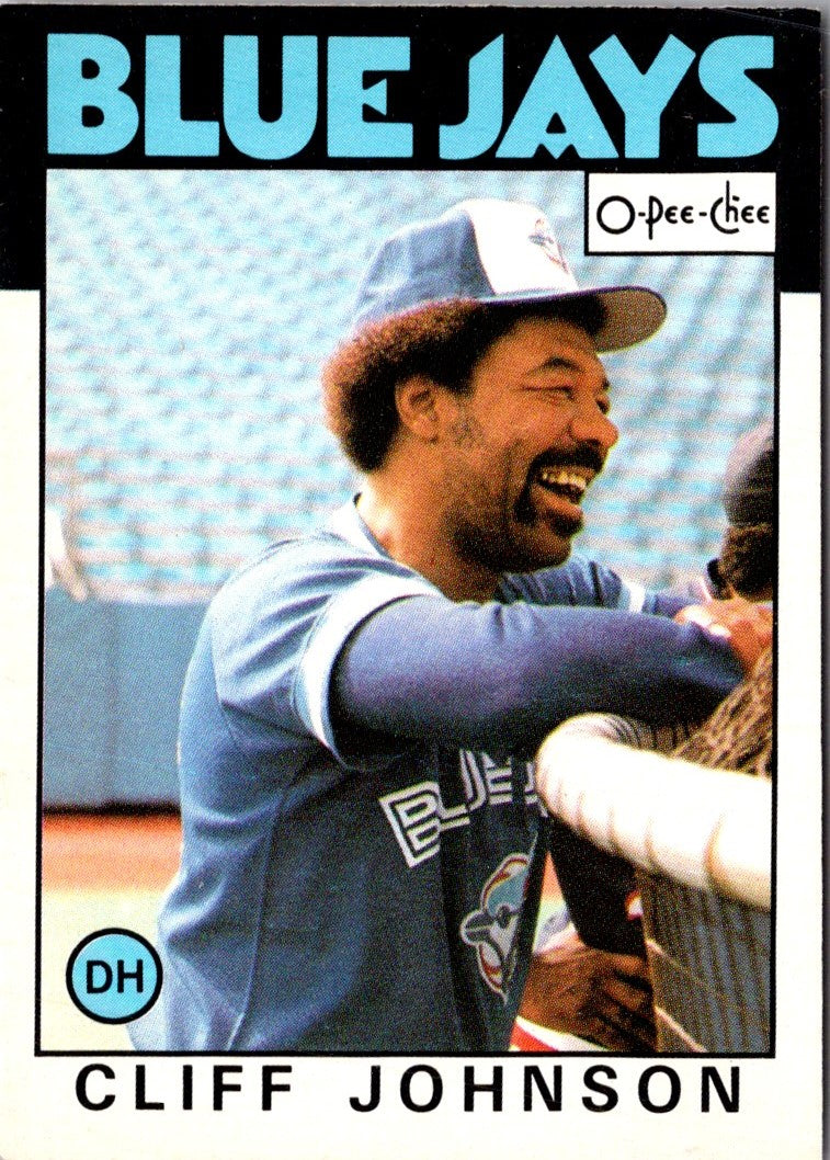 1986 O-Pee-Chee Cliff Johnson