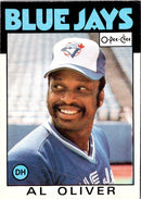 1986 O-Pee-Chee Al Oliver