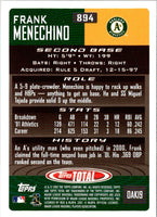 2002 Topps Total Frank Menechino #894