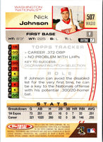 2005 Topps Total Nick Johnson #507