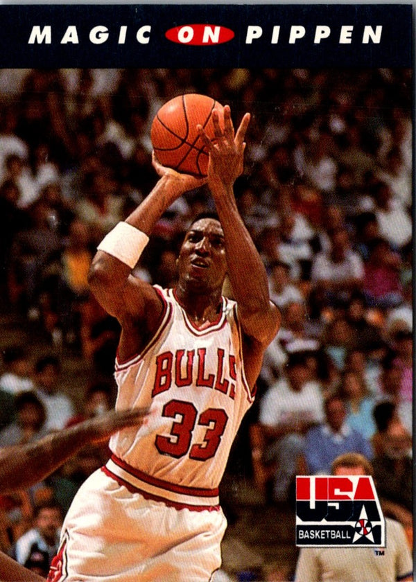 1992 SkyBox USA Magic on Pippen #108