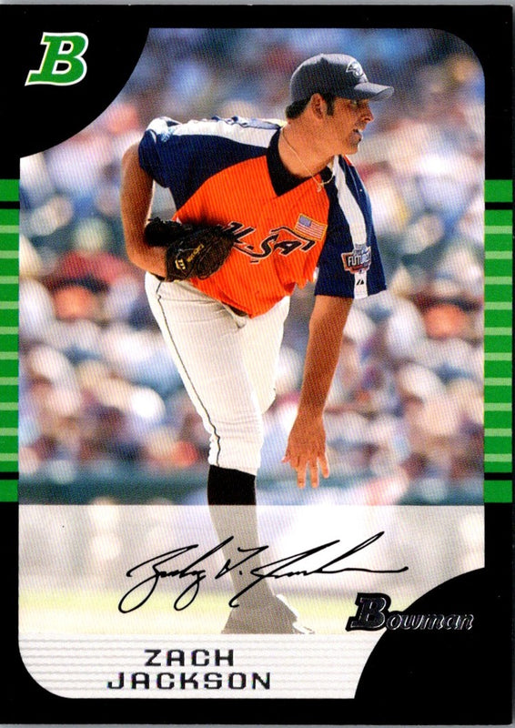 2005 Bowman Chrome Draft Picks & Prospects Zach Jackson #BDP123
