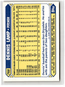 1987 Topps Tiffany Dennis Lamp