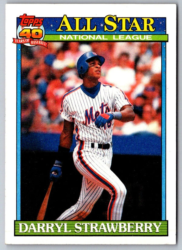 1991 O-Pee-Chee Darryl Strawberry #402