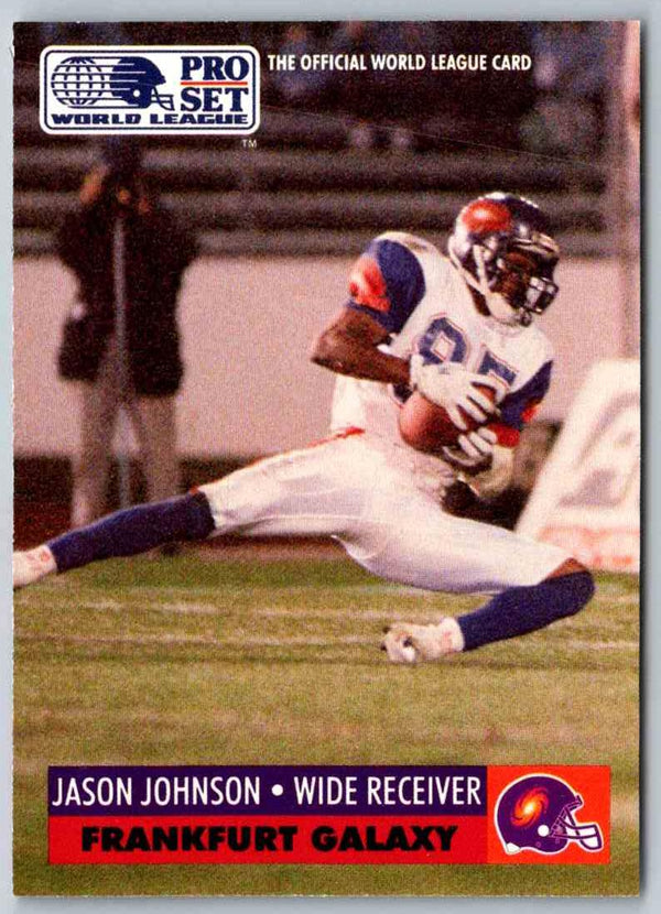 1991 Proset World League Jason Johnson #61