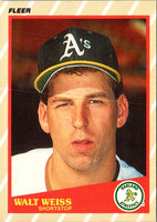 1989 Fleer SuperStars Walt Weiss #42