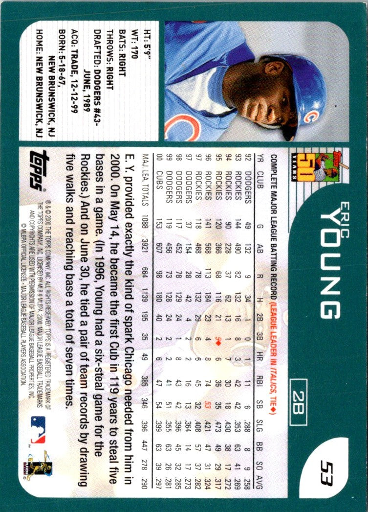 2001 Topps Eric Young