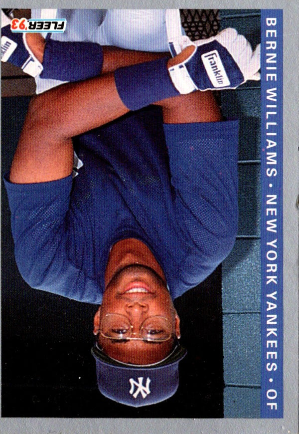 1991 Fleer Bernie Williams #U-49