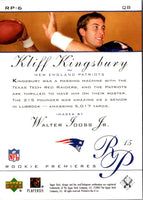2003 Upper Deck Rookie Premiere Kliff Kingsbury #RP-6