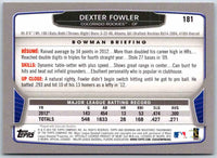 2014 Bowman Dexter Fowler #181