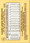 1985 Donruss Garry Templeton
