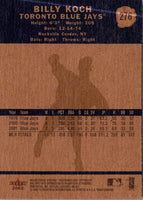 2002 Fleer Tradition Billy Koch #276