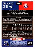 2002 Topps Gold Label Orlando Cabrera #139
